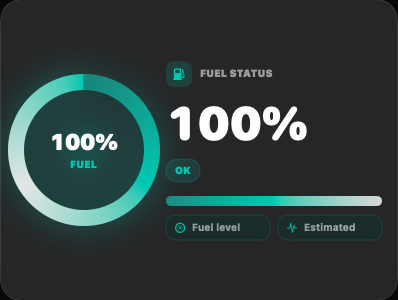 Fuel Status widget