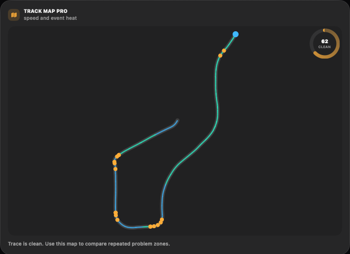 Track Map Pro widget